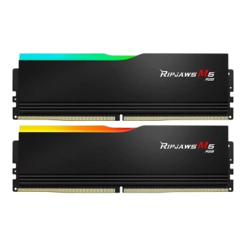 Купить Модуль памяти G.Skill Ripjaws M5 RGB Black DDR5-6000 32GB (2x16GB) Intel XMP (F5-6000J3636F16GX2-RM5RK) - фото 1