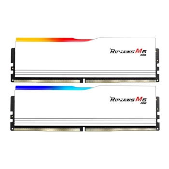 Купить Модуль памяти G.Skill Ripjaws M5 RGB White DDR5-6000 32GB (2x16GB) Intel XMP (F5-6000J3636F16GX2-RM5RW) - фото 1