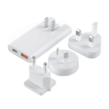 Купить Зарядное устройство Choetech 2xUSB 65W GaN White (PD6011-EU-WH) - фото 2