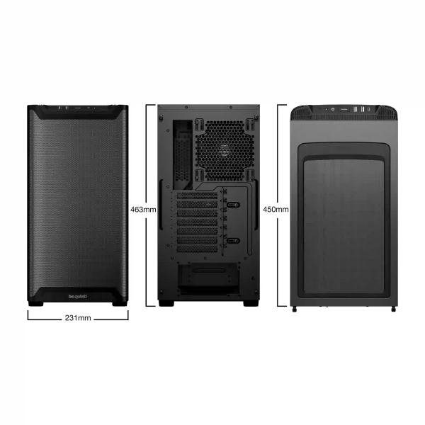 Купити Корпус be quiet! PURE BASE 501 Airflow Window Black (BGW74) - фото 6