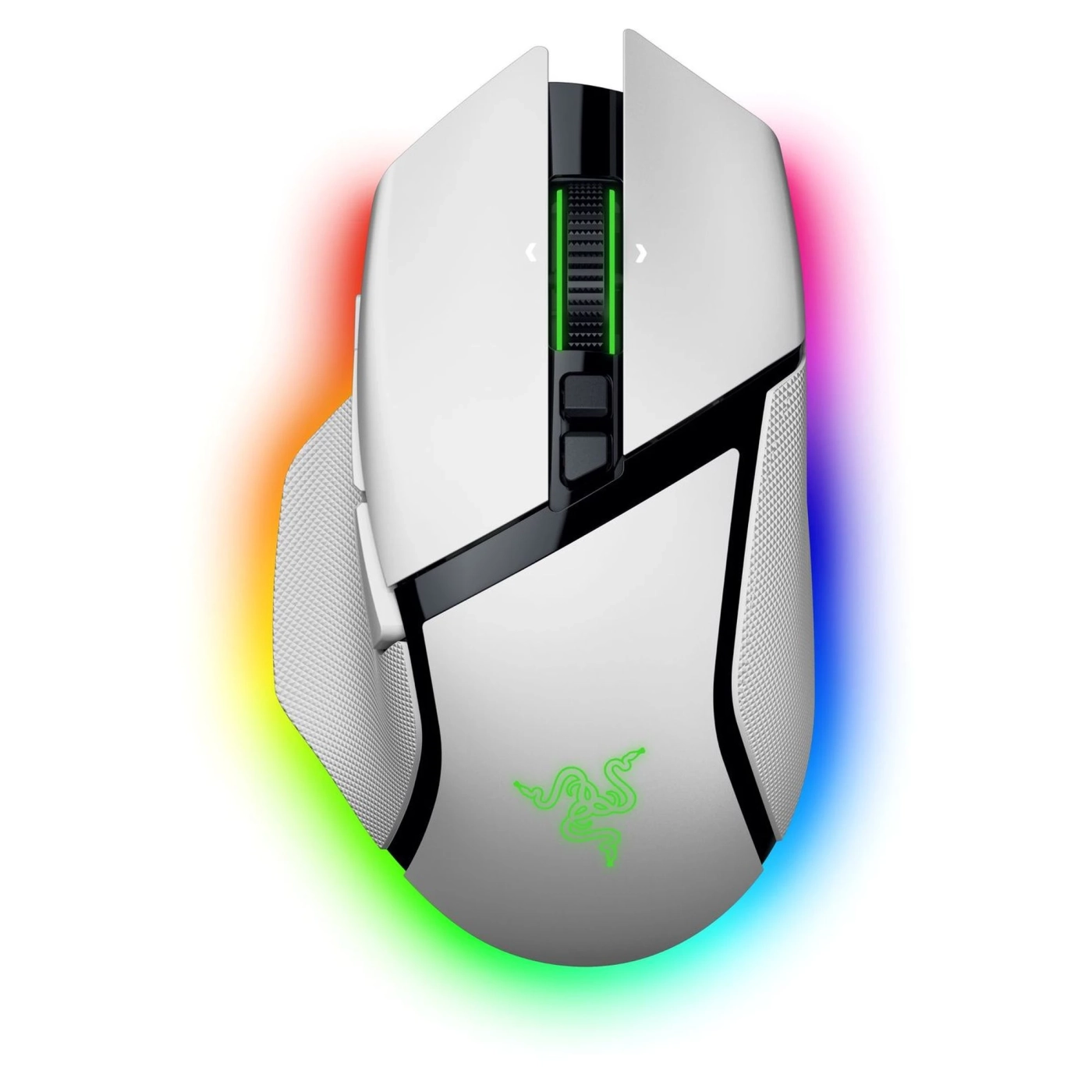 Купити Миша RAZER Basilisk V3 Pro 35K Wireless/Bluetooth White (RZ01-05240200-R3G1) - фото 1