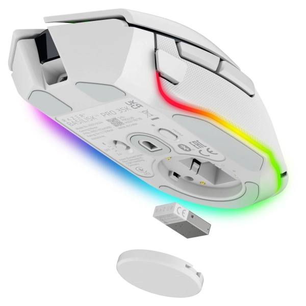 Купити Миша RAZER Basilisk V3 Pro 35K Wireless/Bluetooth White (RZ01-05240200-R3G1) - фото 5