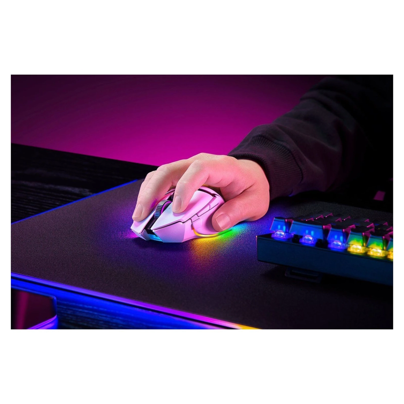 Купити Миша RAZER Basilisk V3 Pro 35K Wireless/Bluetooth White (RZ01-05240200-R3G1) - фото 10