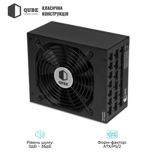 Купить Блок питания QUBE 1650W 80+ GOLD (QBF-HP1-1650GD-14C) - фото 6