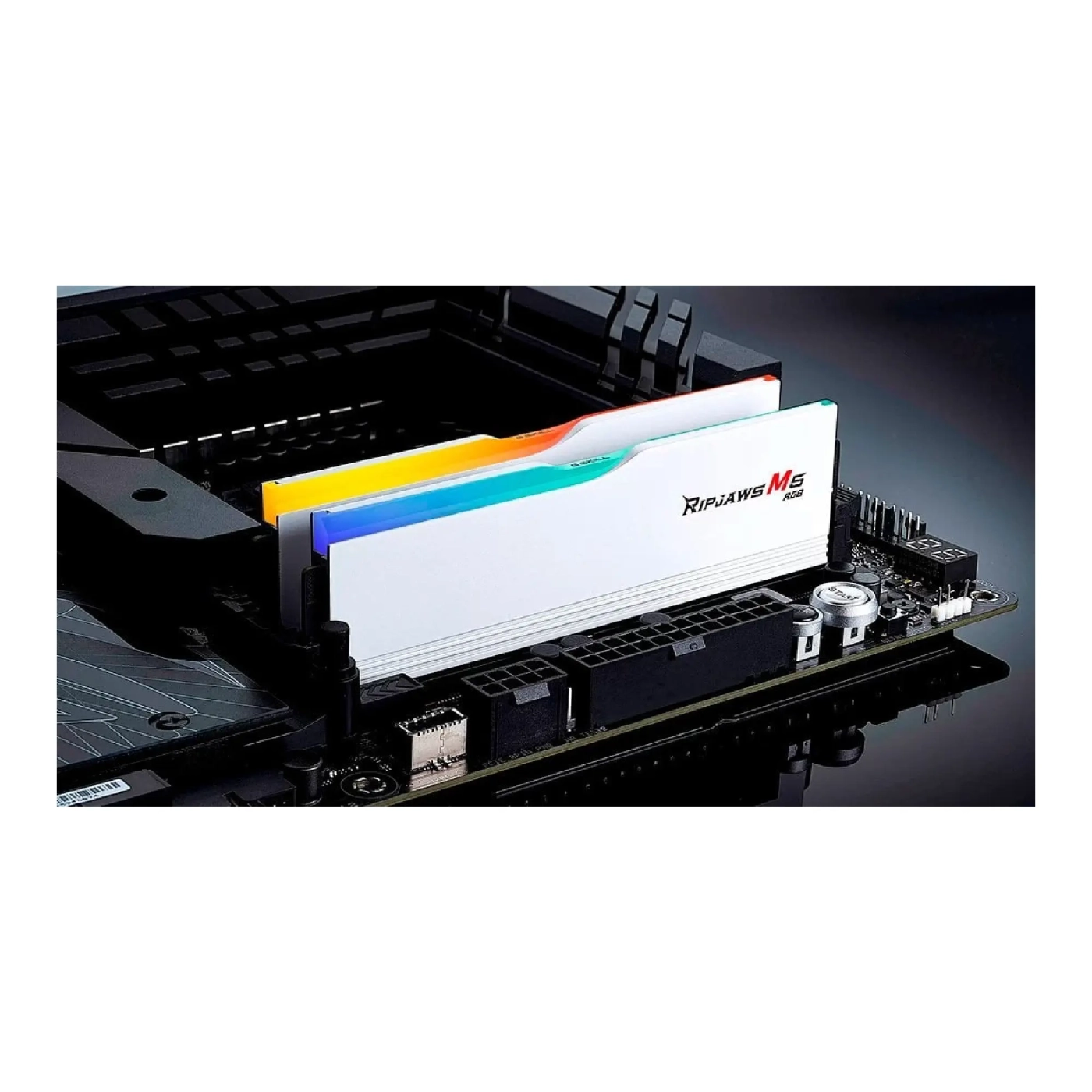 Купить Модуль памяти G.Skill Ripjaws M5 RGB White DDR5-6400 32GB (2x16GB) (F5-6400J3648F16GX2-RM5RW) - фото 4