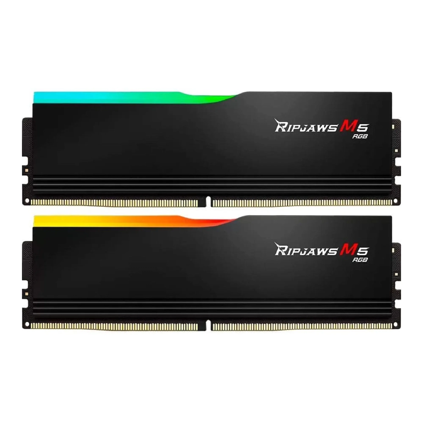 Купить Модуль памяти G.Skill Ripjaws M5 RGB Black DDR5-6400 32GB (2x16GB) (F5-6400J3648F16GX2-RM5RK) - фото 1