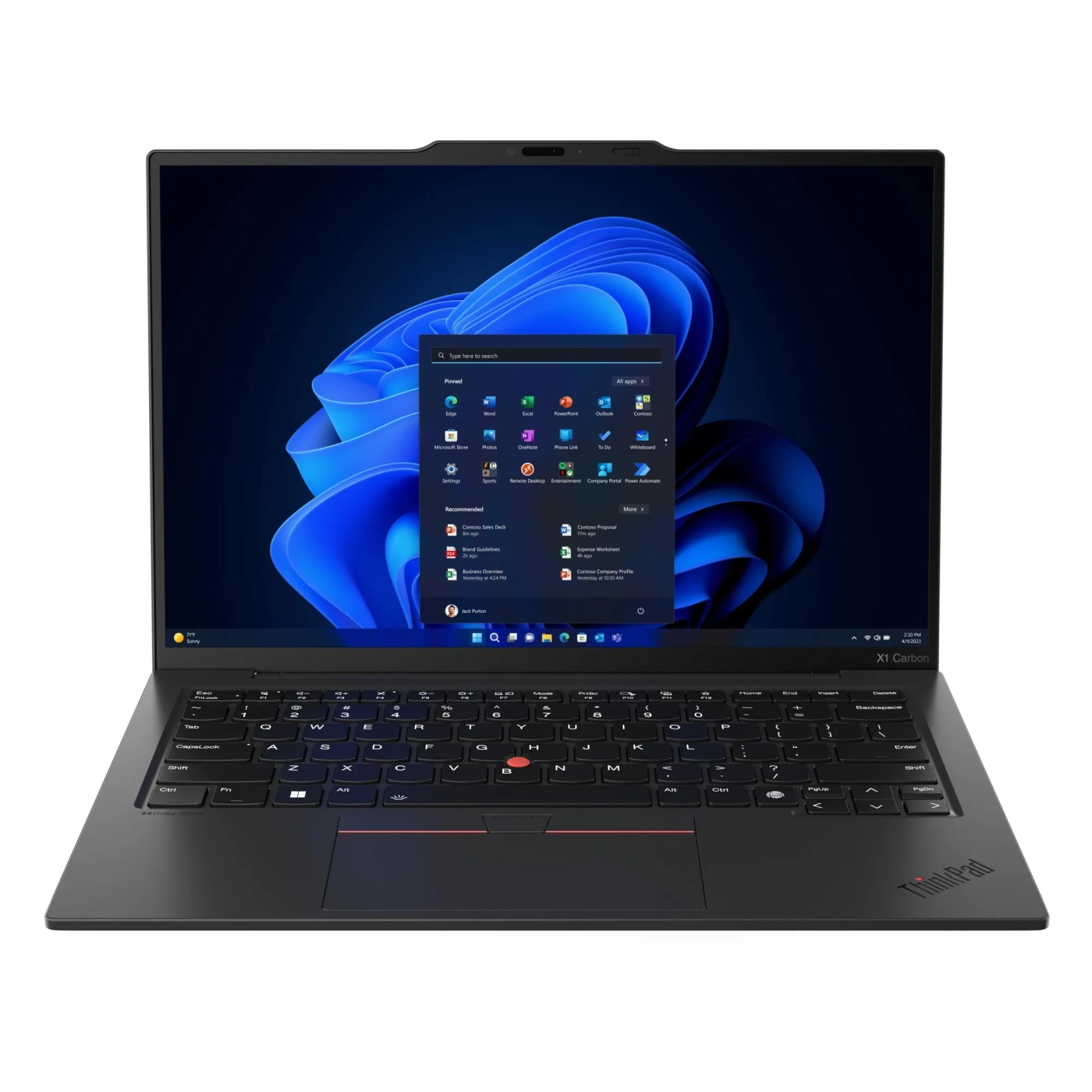 Купити Ноутбук Lenovo ThinkPad X1 Carbon Gen 12 (21KC0061RA) - фото 1