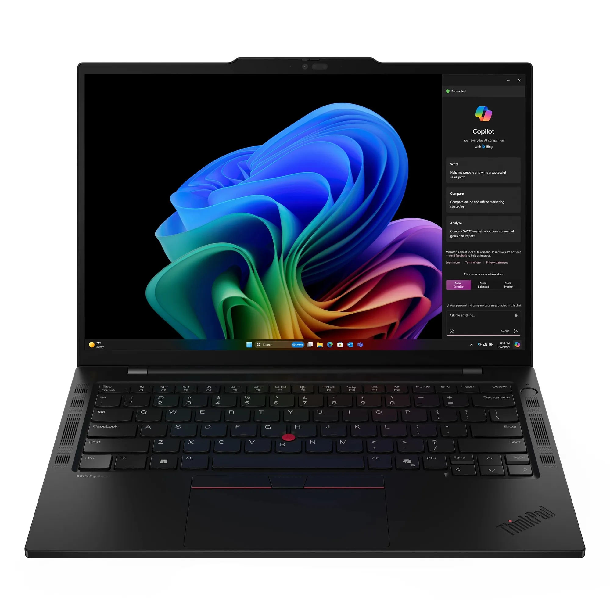Купить Ноутбук Lenovo ThinkPad T14s Gen 6 (21N1000SRA) - фото 1