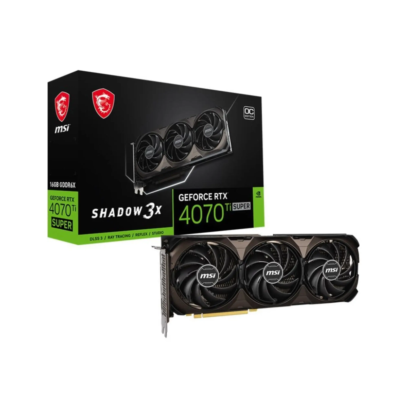 Купить Видеокарта MSI Nvidia GeForce RTX 4070 Ti SUPER 16GB SHADOW 3X OC - фото 6