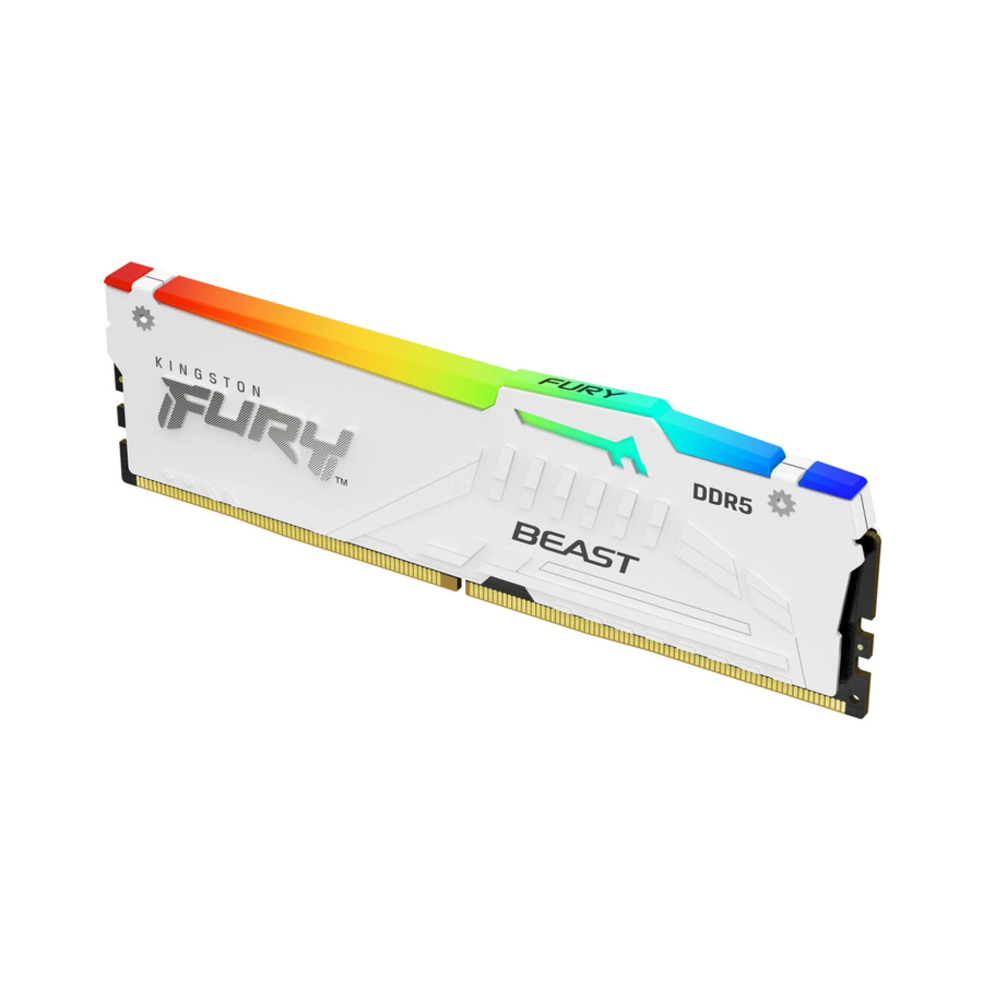 Купить Модуль памяти Kingston Fury Beast White RGB DDR5-6000 16GB (KF560C40BWA-16) - фото 3