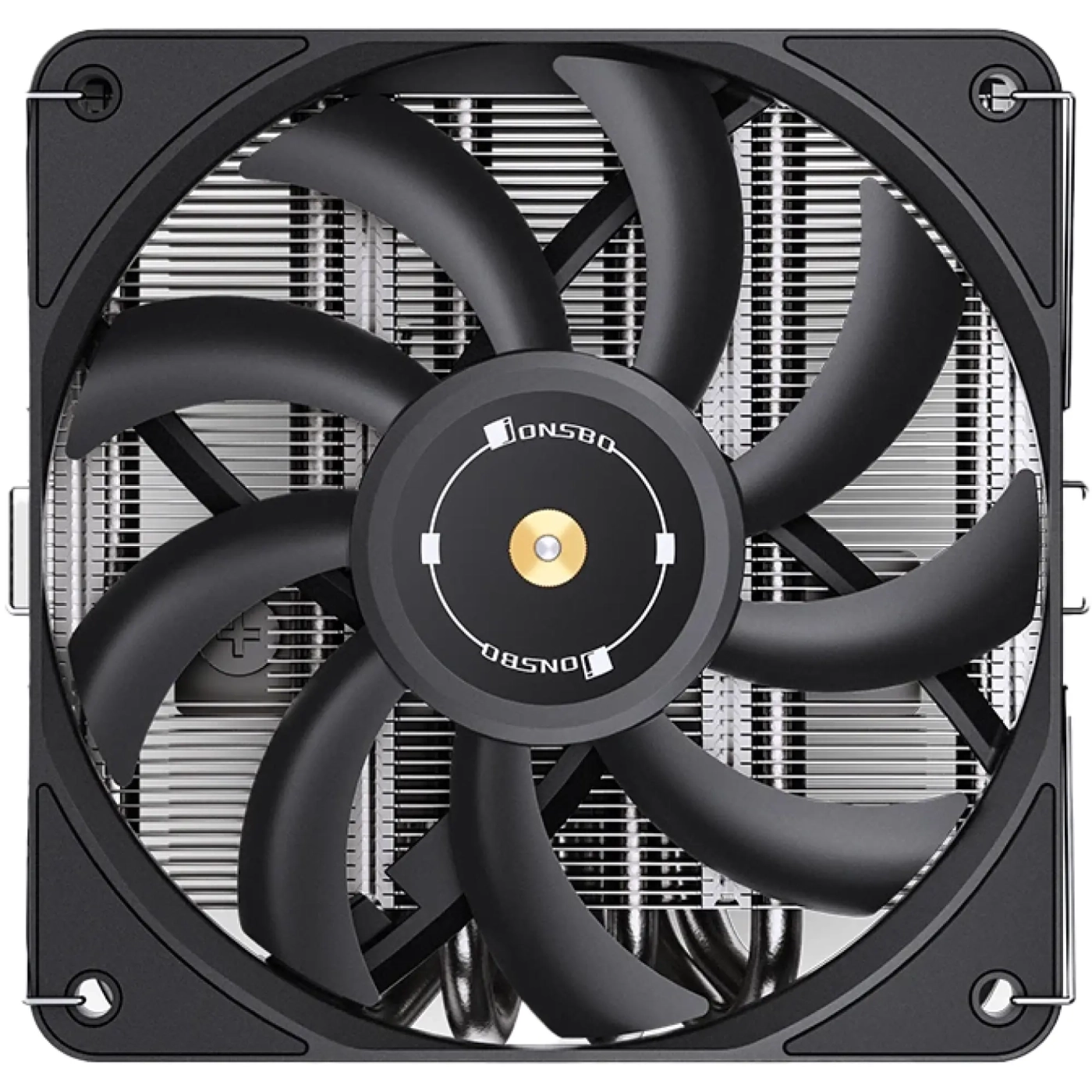 Купити Процесорний кулер JONSBO HP600 Black (120mm/LGA115X/1200/1700, AMD AM4/AM5/6 тепл. трубки) - фото 2