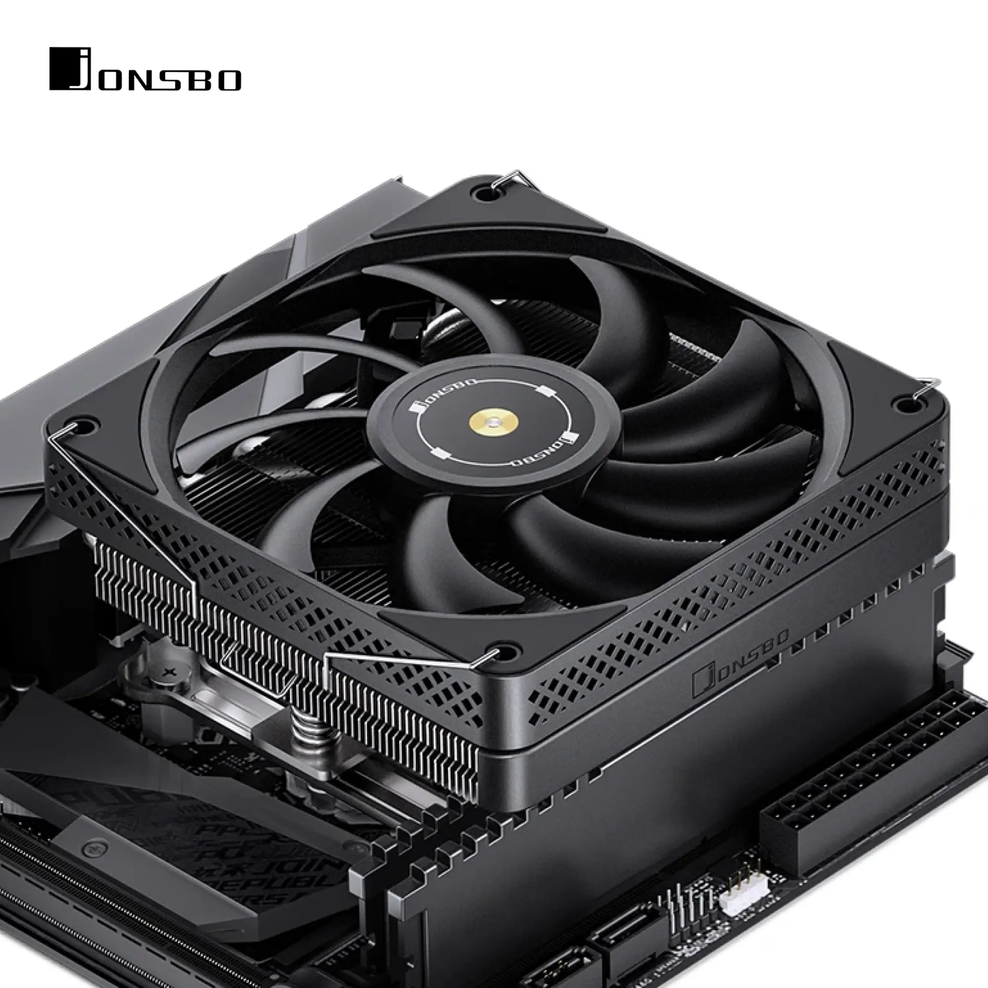 Купити Процесорний кулер JONSBO HP600 Black (120mm/LGA115X/1200/1700, AMD AM4/AM5/6 тепл. трубки) - фото 8