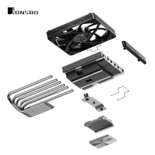 Купити Процесорний кулер JONSBO HP600 Black (120mm/LGA115X/1200/1700, AMD AM4/AM5/6 тепл. трубки) - фото 10