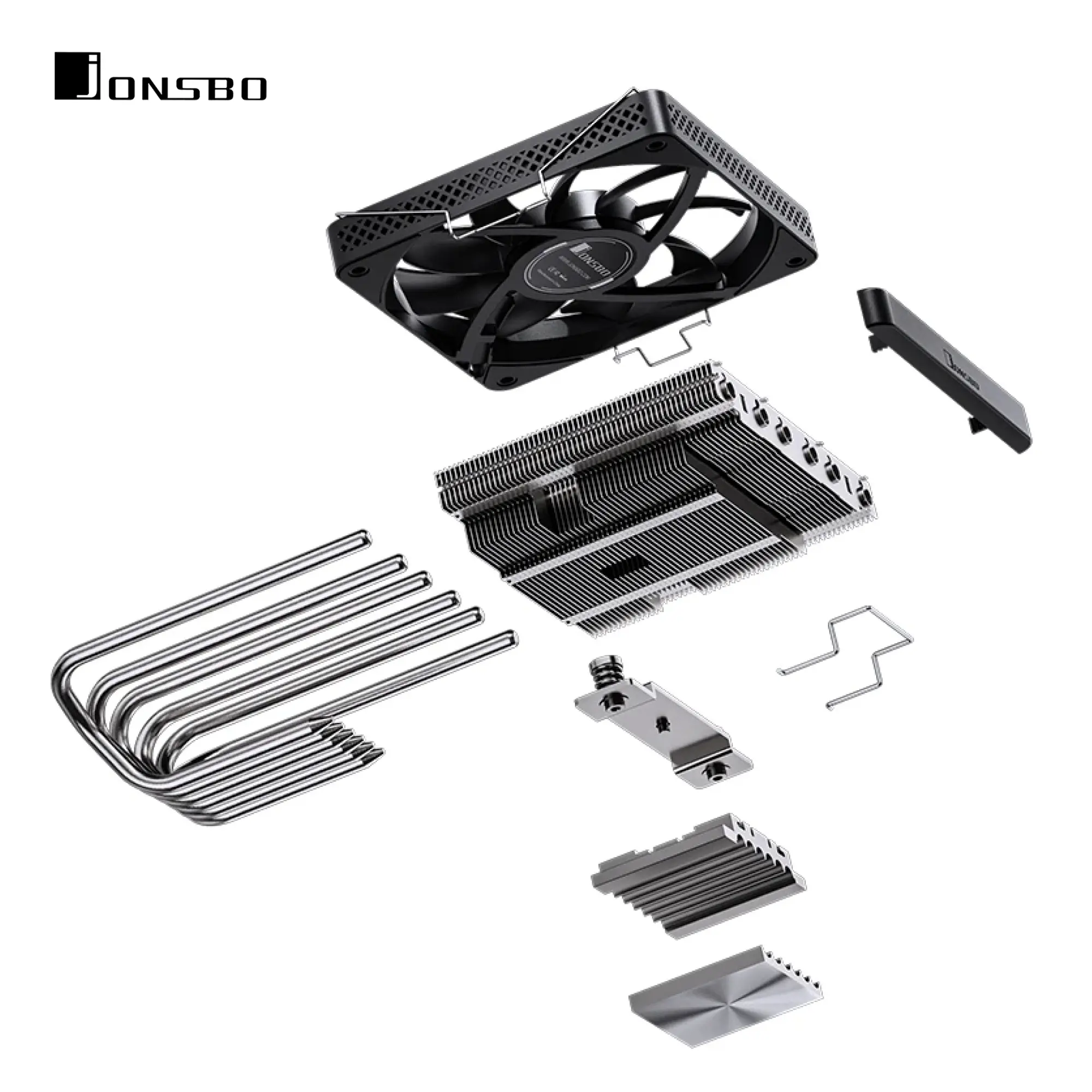 Купити Процесорний кулер JONSBO HP600 Black (120mm/LGA115X/1200/1700, AMD AM4/AM5/6 тепл. трубки) - фото 10