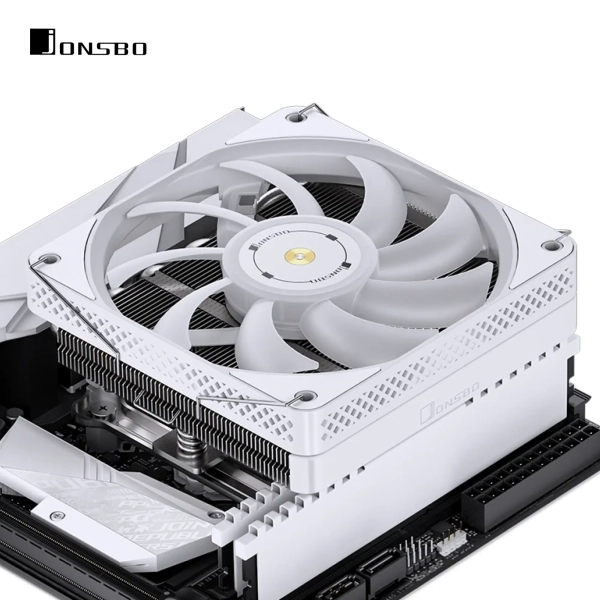 Купити Процесорний кулер JONSBO HP600 White (120mm/LGA115X/1200/1700, AMD AM4/AM5/6 тепл. трубки) - фото 8