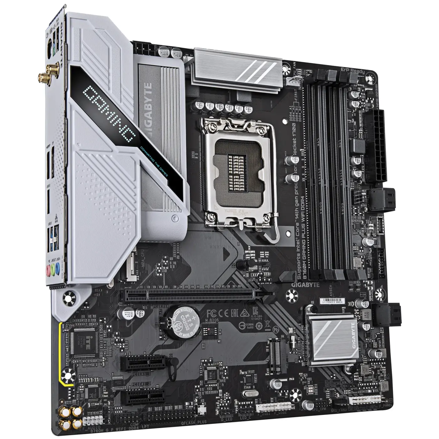 Купить Материнская плата GIGABYTE B760M GAMING PLUS WIFI DDR4 (s1700, Intel B760, DDR4, mATX) - фото 3