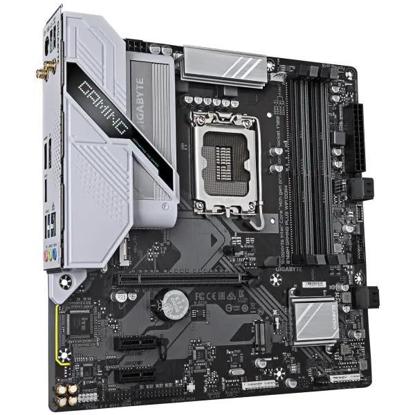 Купить Материнская плата GIGABYTE B760M GAMING PLUS WIFI DDR4 (s1700, Intel B760, DDR4, mATX) - фото 3