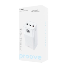 Купити Павербанк УМБ Proove Giant 40000mAh 100W White (PBGI99320002) - фото 4