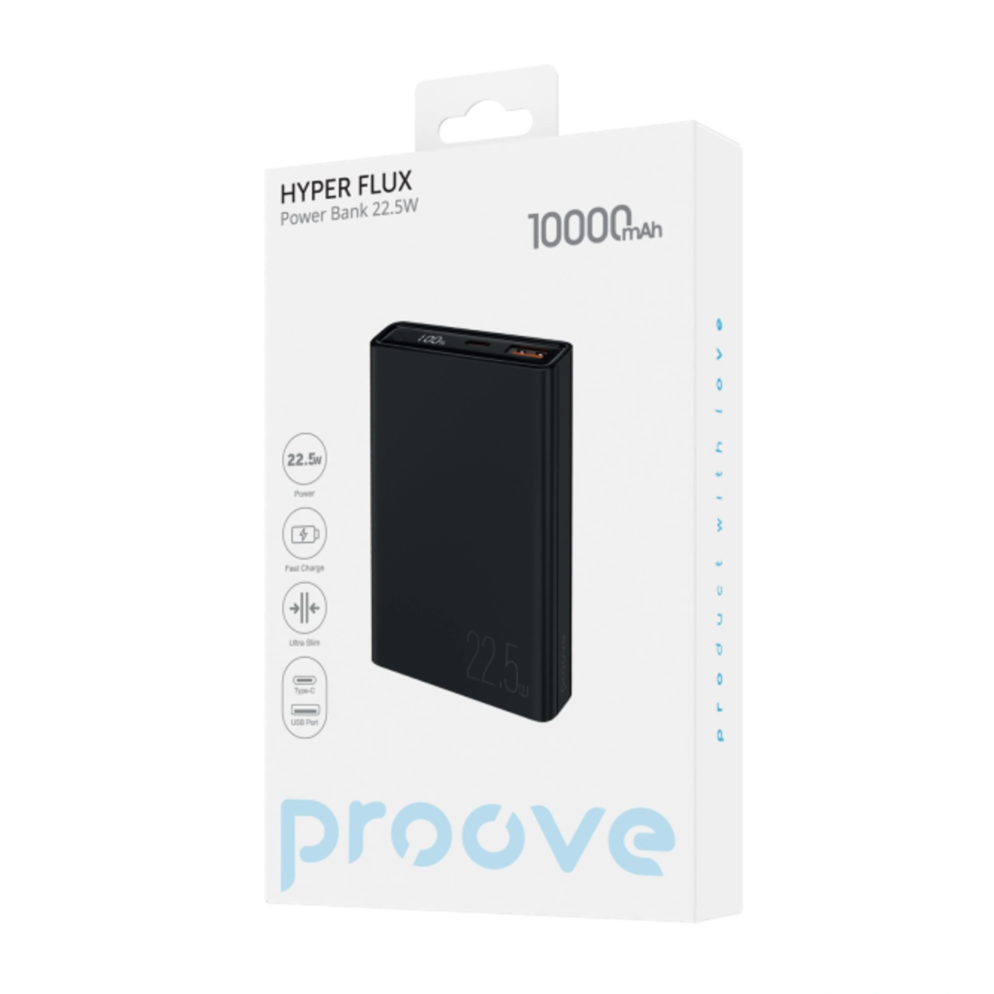 Купити Павербанк УМБ Proove Hyper Flux 10000mAh 22.5W Black (PBH120120001) - фото 2