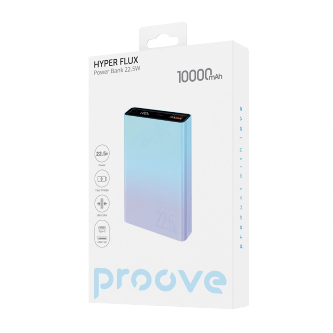 Купить Павербанк УМБ Proove Hyper Flux 10000mAh 22.5W Gradient (PBH120120009) - фото 2