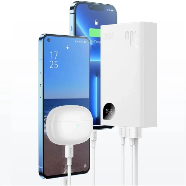 Купить Павербанк УМБ Baseus Adaman2 20000mAh 30W Overseas Edition White (PPAD080102) - фото 5