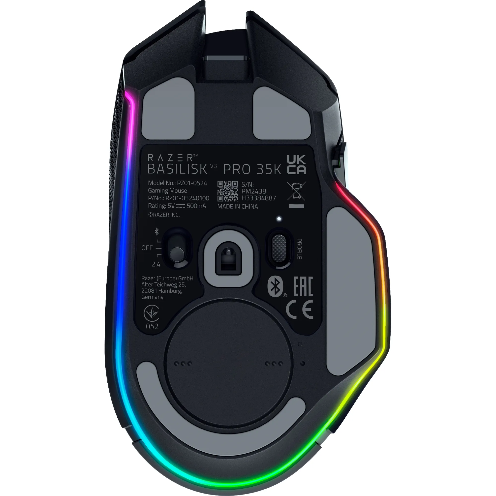Купить Мышь Razer Basilisk V3 Pro 35K Black (RZ01-05240100-R3G1) - фото 7
