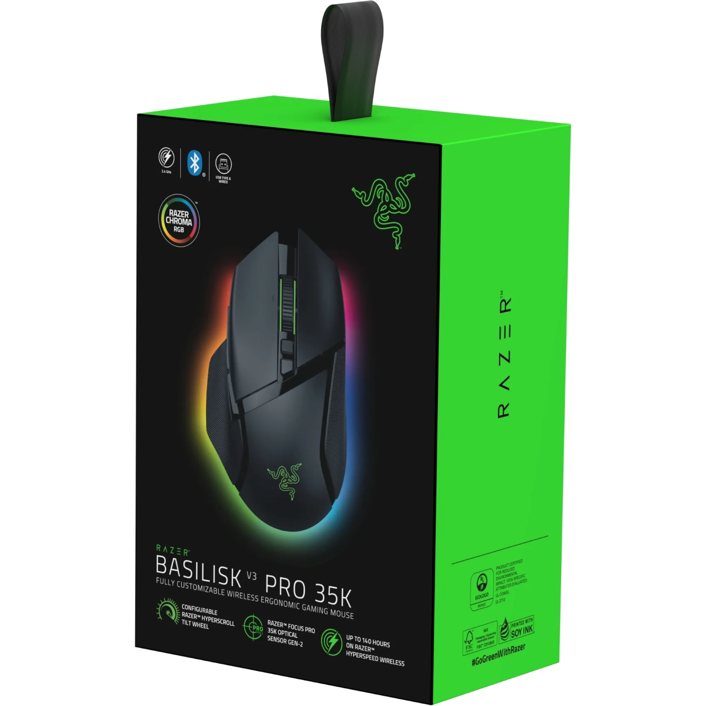 Купить Мышь Razer Basilisk V3 Pro 35K Black (RZ01-05240100-R3G1) - фото 8