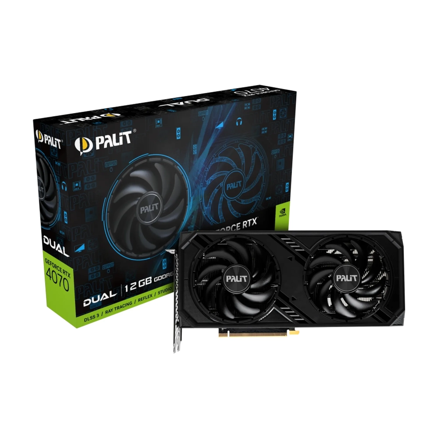 Купить Видеокарта Palit GeForce RTX 4070 Dual (NE64070019K9-1048D) - фото 9