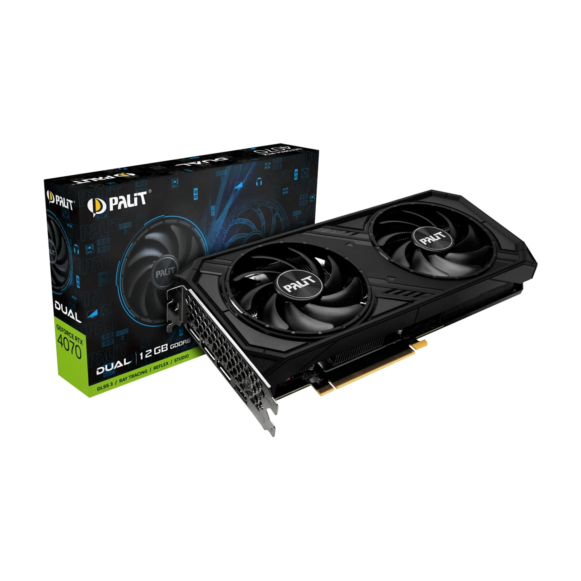 Купить Видеокарта Palit GeForce RTX 4070 Dual (NE64070019K9-1048D) - фото 10