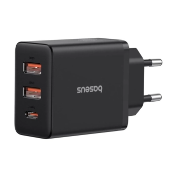 Купить Зарядное устройство OS-Baseus Cube Fast Charger 2U+C 30W EU Cluster Black (P10111402113-00) - фото 1