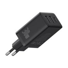 Купить Зарядное устройство OS-Baseus Cube Fast Charger 2U+C 30W EU Cluster Black (P10111402113-00) - фото 2