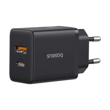 Купить Зарядное устройство OS-Baseus Cube Fast Charger C+U 20W EU Cluster Black (P10111403113-00) - фото 1