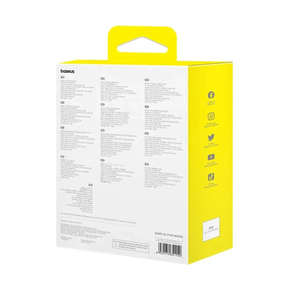 Купити Зарядний пристрій OS-Baseus Cube Fast Charger C+U 20W EU Cluster Black (P10111403113-00) - фото 8
