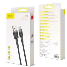 Купить Кабель Baseus Cafule USB - USB-C 2A 3m Gray/Black (CATKLF-UG1) - фото 5