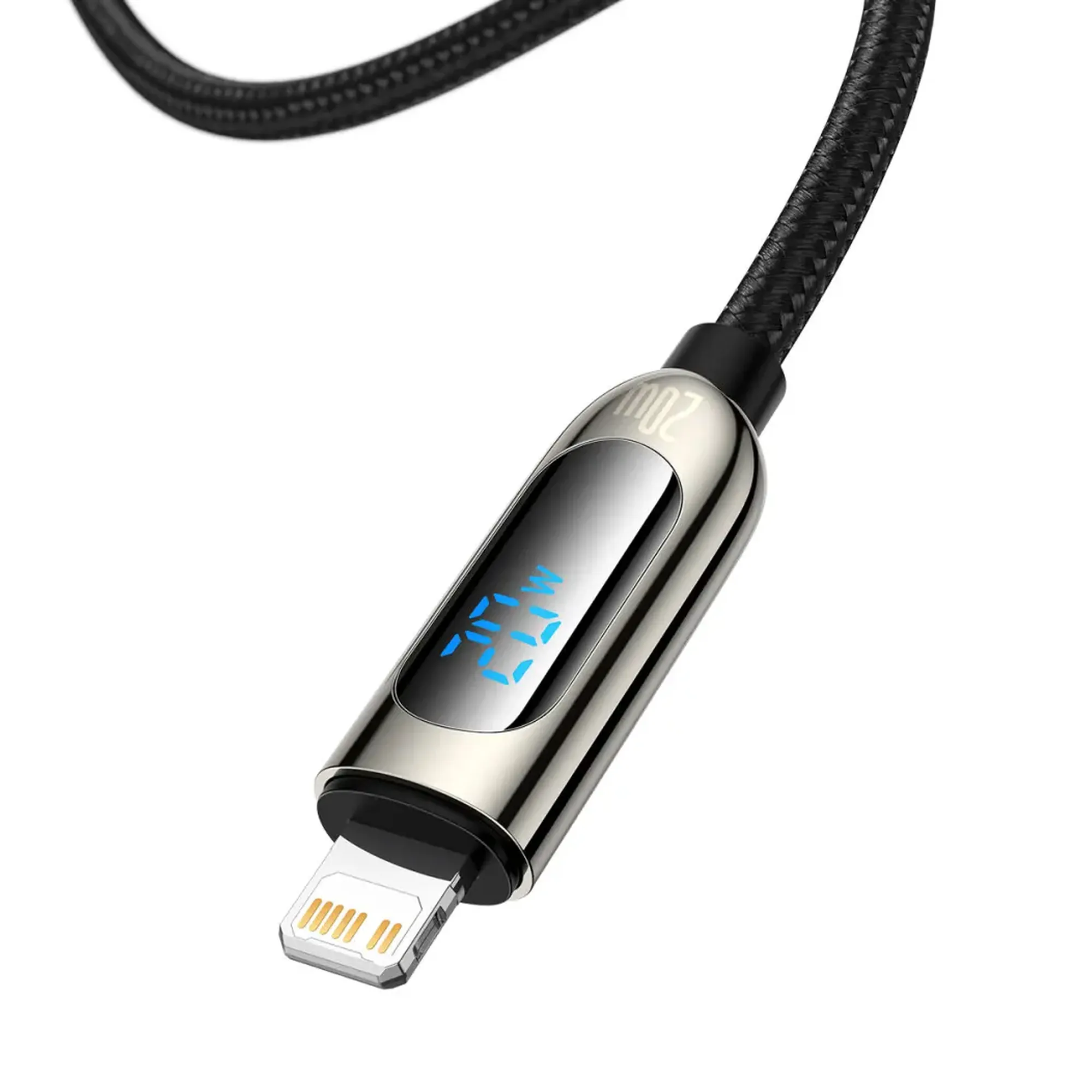 Купить Кабель Baseus Display USB-C - Lightning 20W 2m Black (CATLSK-A01) - фото 2