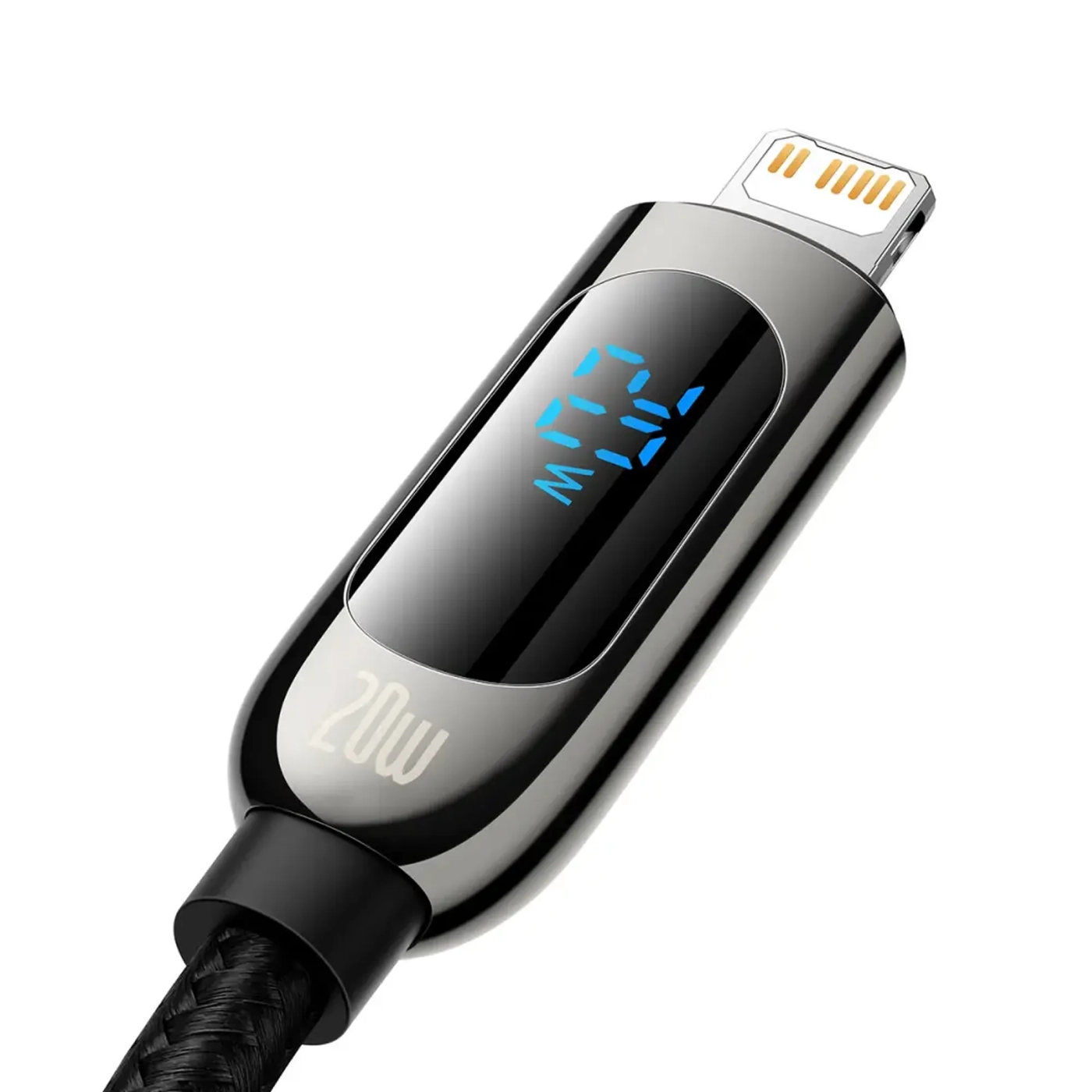 Купить Кабель Baseus Display USB-C - Lightning 20W 2m Black (CATLSK-A01) - фото 3