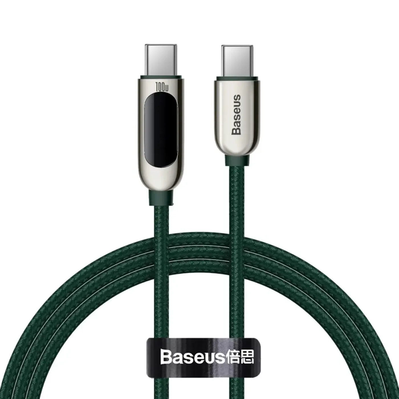 Купить Кабель Baseus Display USB-C - USB-C 100W 1m Green (CATSK-B06) - фото 1