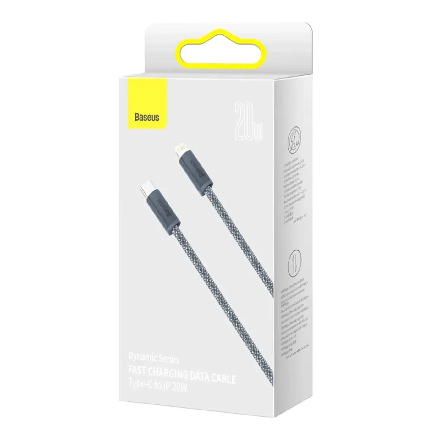 Купить Кабель Baseus Dynamic USB-C - Lightning 20W 2m Slate Gray (CALD000116) - фото 6