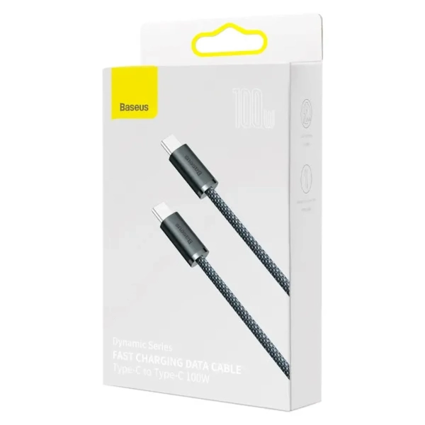 Купить Кабель Baseus Dynamic USB-C - USB-C 100W 1m Slate Gray (CALD000216) - фото 5