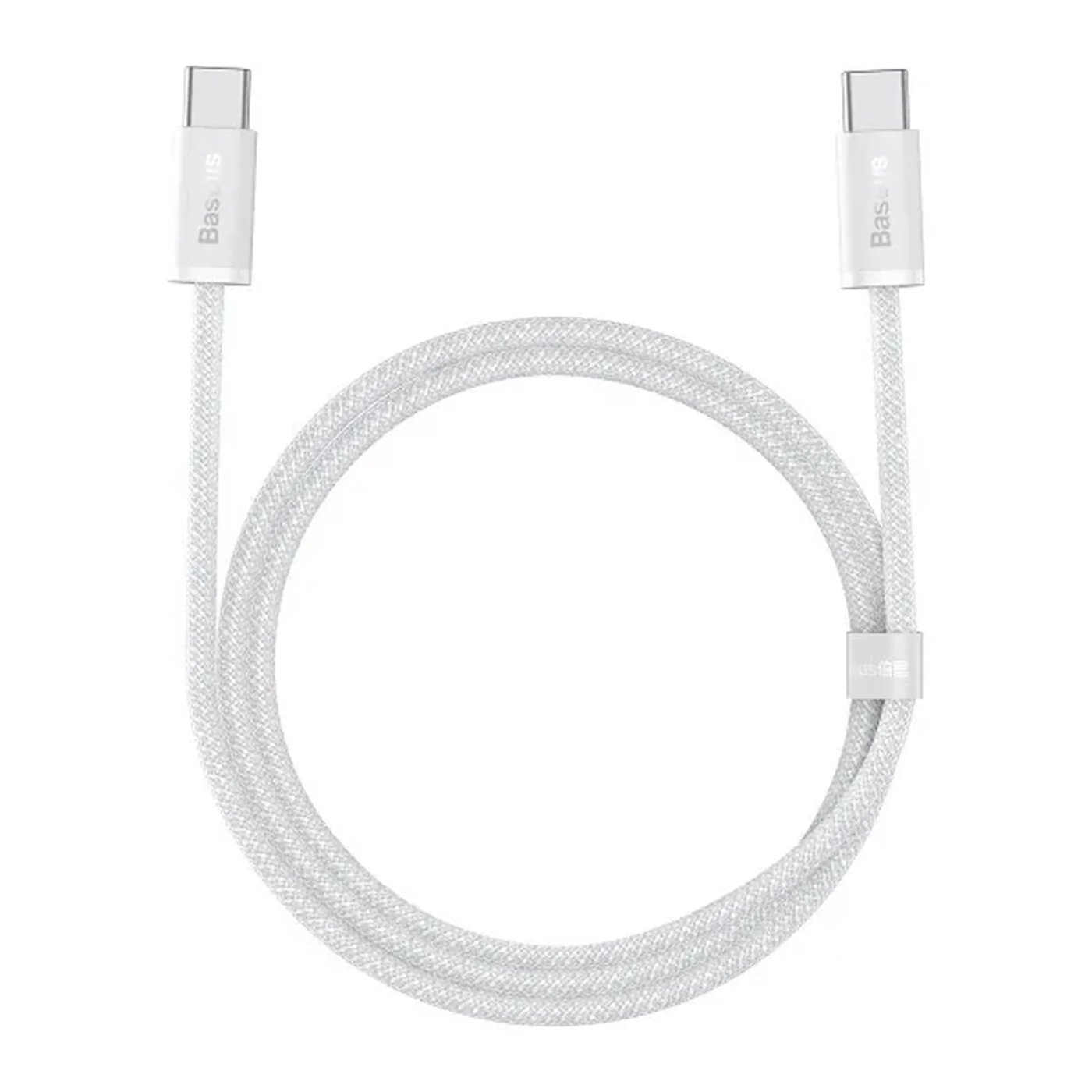 Купити Кабель Baseus Dynamic USB-C - USB-C 100W 1m White (CALD000202) - фото 1
