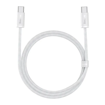 Купить Кабель Baseus Dynamic USB-C - USB-C 100W 1m White (CALD000202) - фото 1