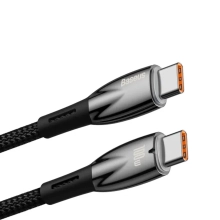 Купить Кабель Baseus Glimmer USB-C - USB-C 100W 1m Black (CADH000701) - фото 3