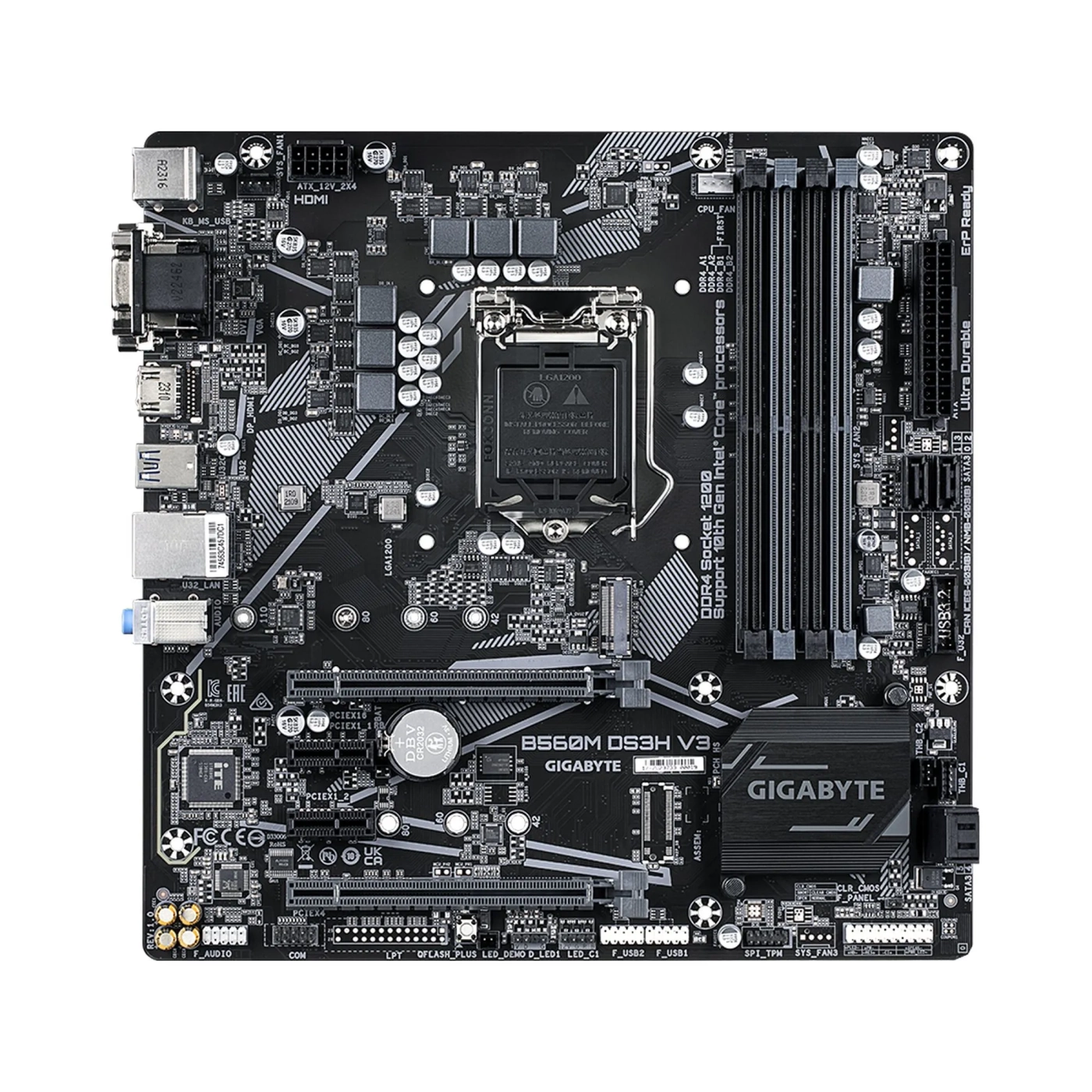 Купити Материнська плата GIGABYTE B560M DS3H V3 - фото 1