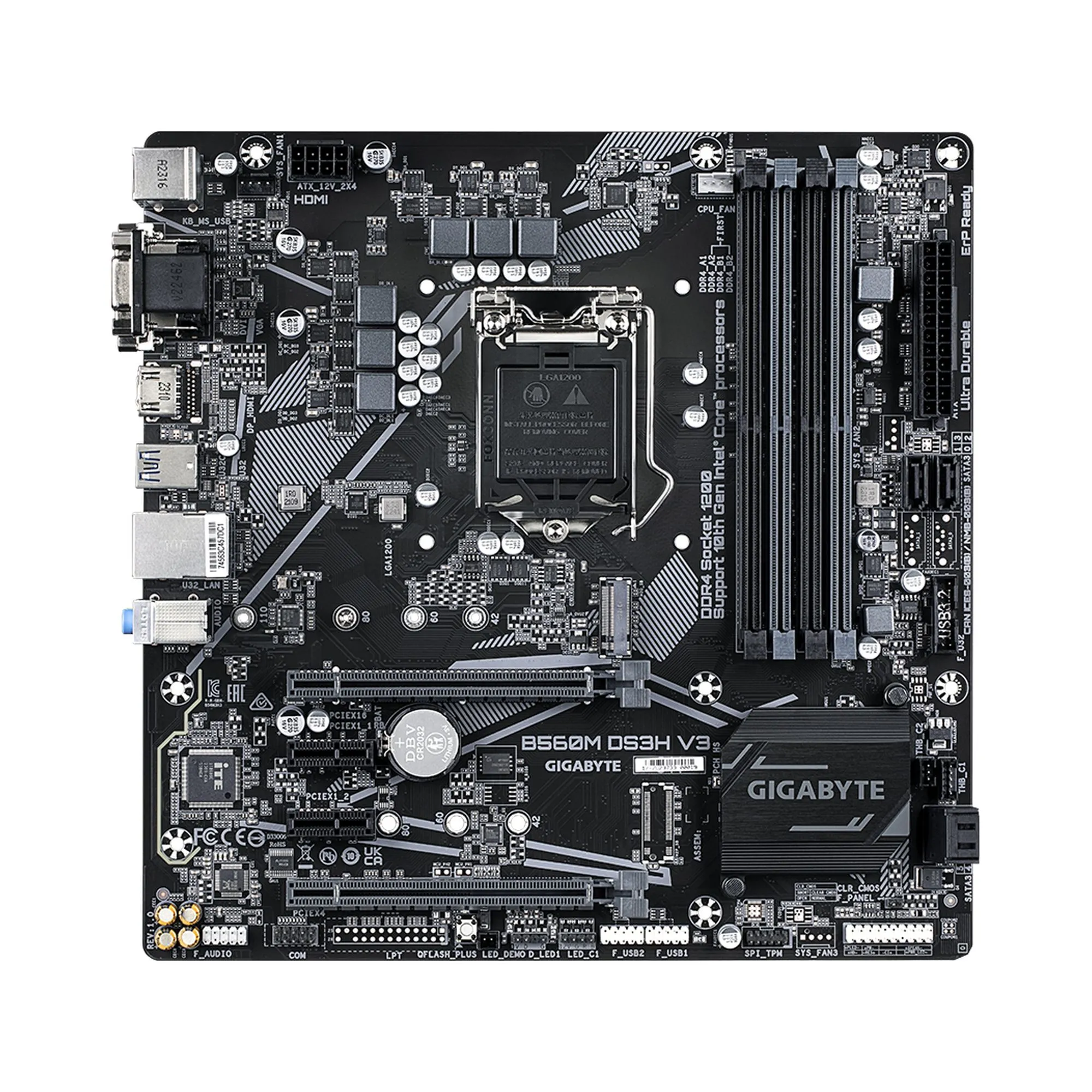 Купити Материнська плата GIGABYTE B560M DS3H V3 - фото 1