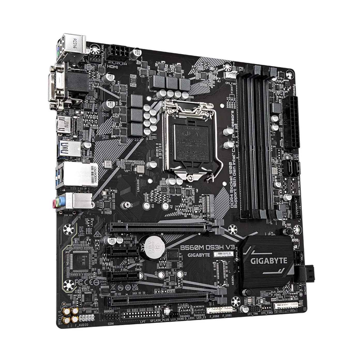 Купити Материнська плата GIGABYTE B560M DS3H V3 - фото 2