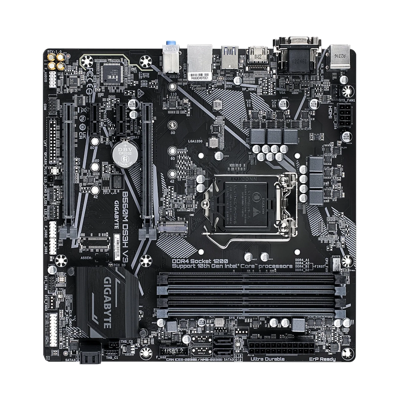 Купити Материнська плата GIGABYTE B560M DS3H V3 - фото 3