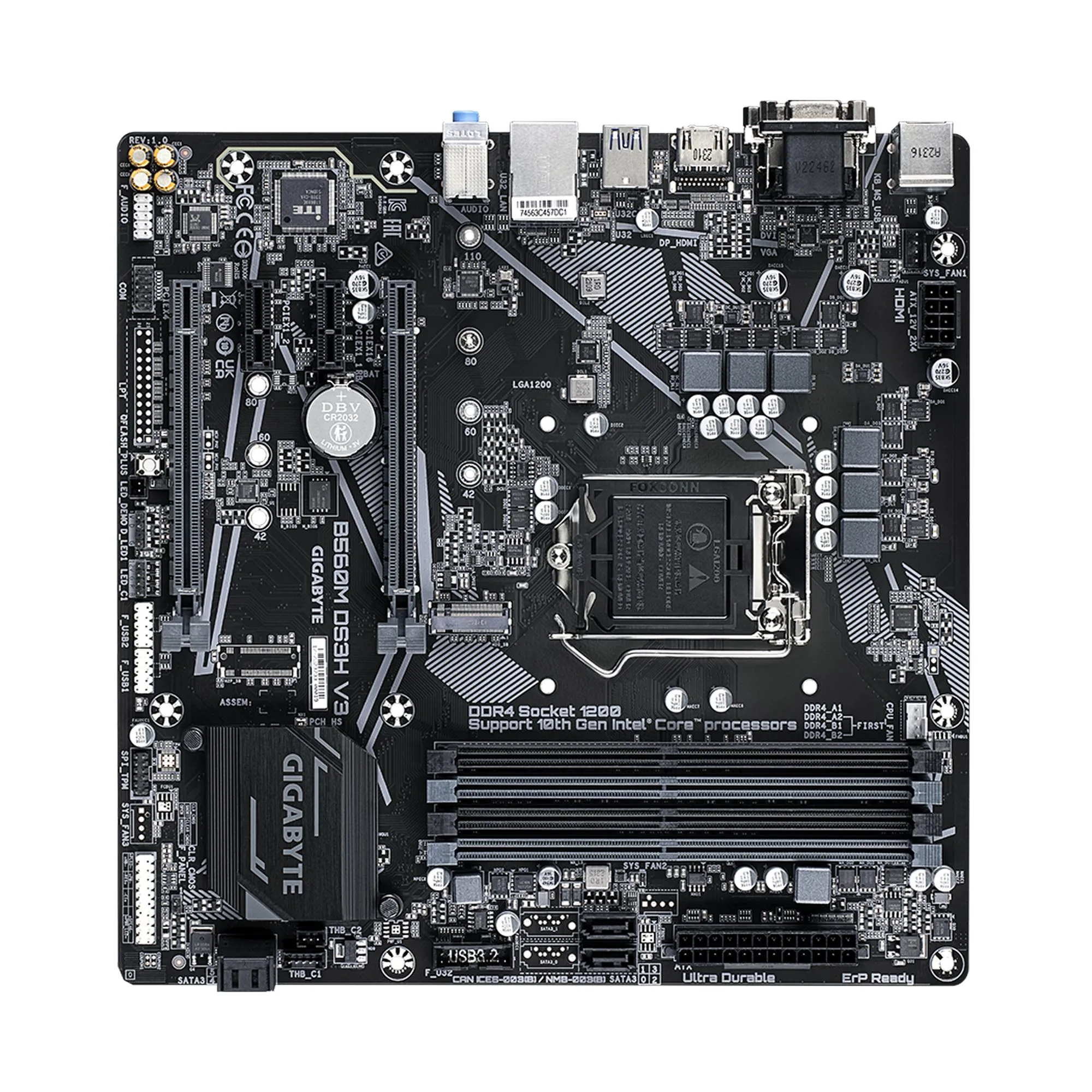 Купити Материнська плата GIGABYTE B560M DS3H V3 - фото 3