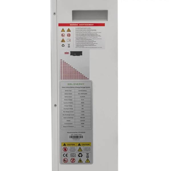 Купить Система хранения энергии GSL HESS 5.5kW 200Ah 10.24kWh LiFePO4 1 MPPT 220V Однофазный (HESS5.5kW10kWh) - фото 14