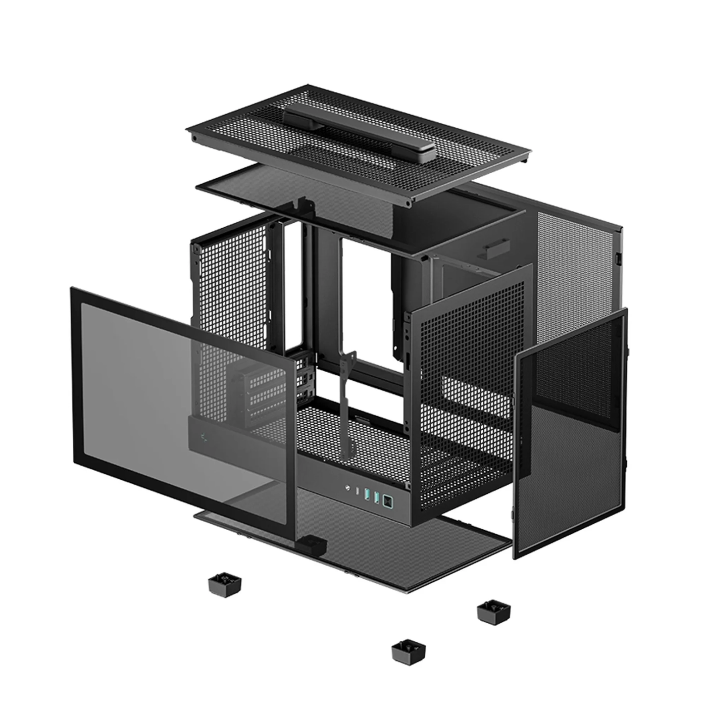 Купить Корпус DeepCool CH160 Black (R-CH160-BKNGI0-G-1) - фото 10