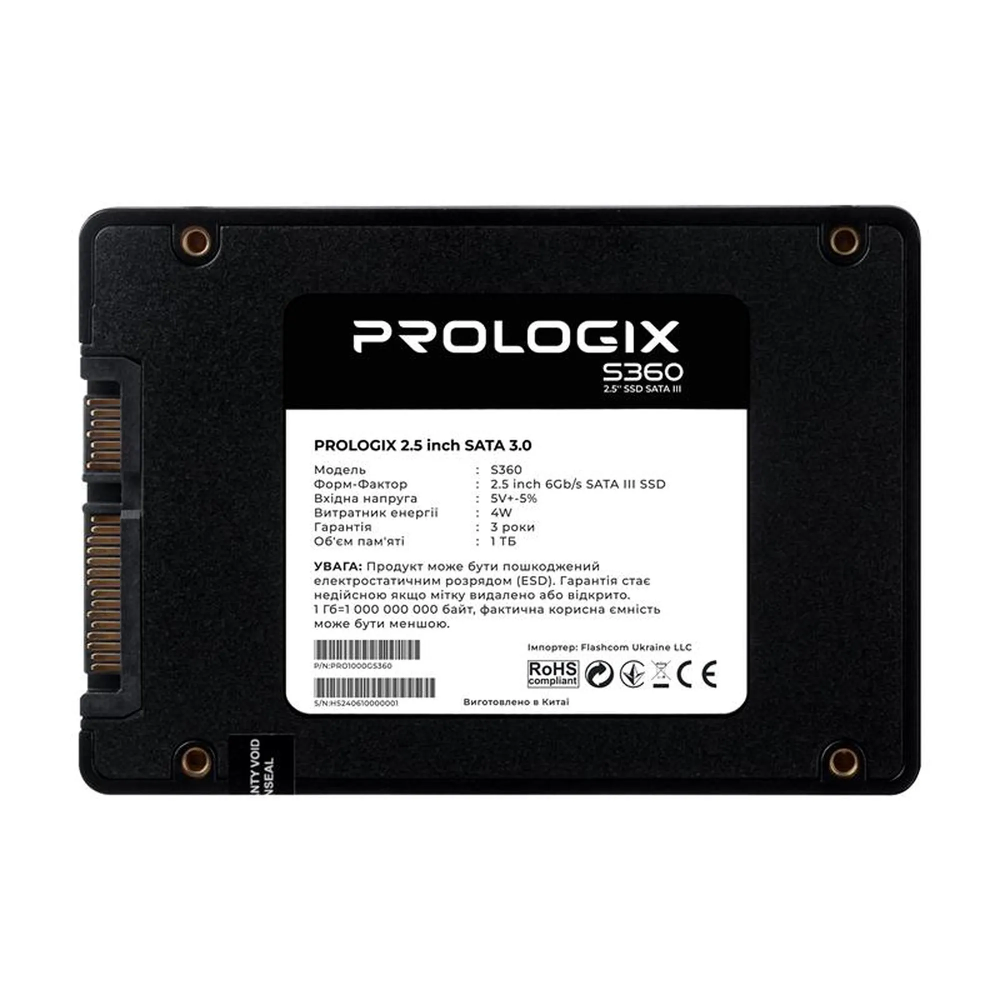 Купить SSD диск Prologix S360 1TB 2.5" (PRO1000GS360) - фото 2